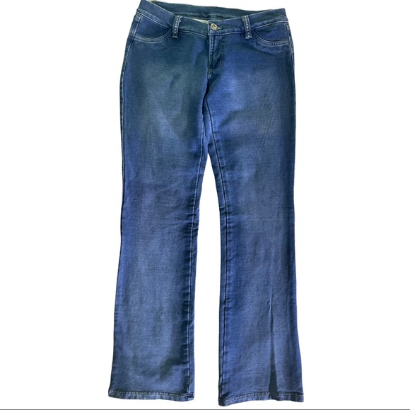 Stretchy Retro looking Jeans with Rhinestones size XL - Picture 3 of 7